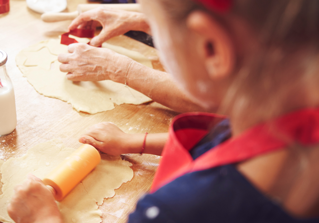 Christmas kids cooking